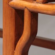 Rare Hongmu comb-back armchairs, hand-carved, late Qing dynasty, Asia