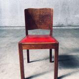 Art Deco Dining Chair Set, Belgium, 1920s, Set of 4