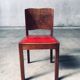 Art Deco Dining Chair Set, Belgium, 1920s, Set of 4