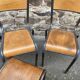 set of 4 industrial school chairs vintage school communities French School chairs Mullca