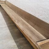 Old wooden trough Oak trough planter
