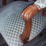 Louis XV-style armchair pair