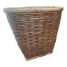 Vintage rattan plant pot