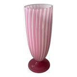 Vintage Murano "stripes" vase