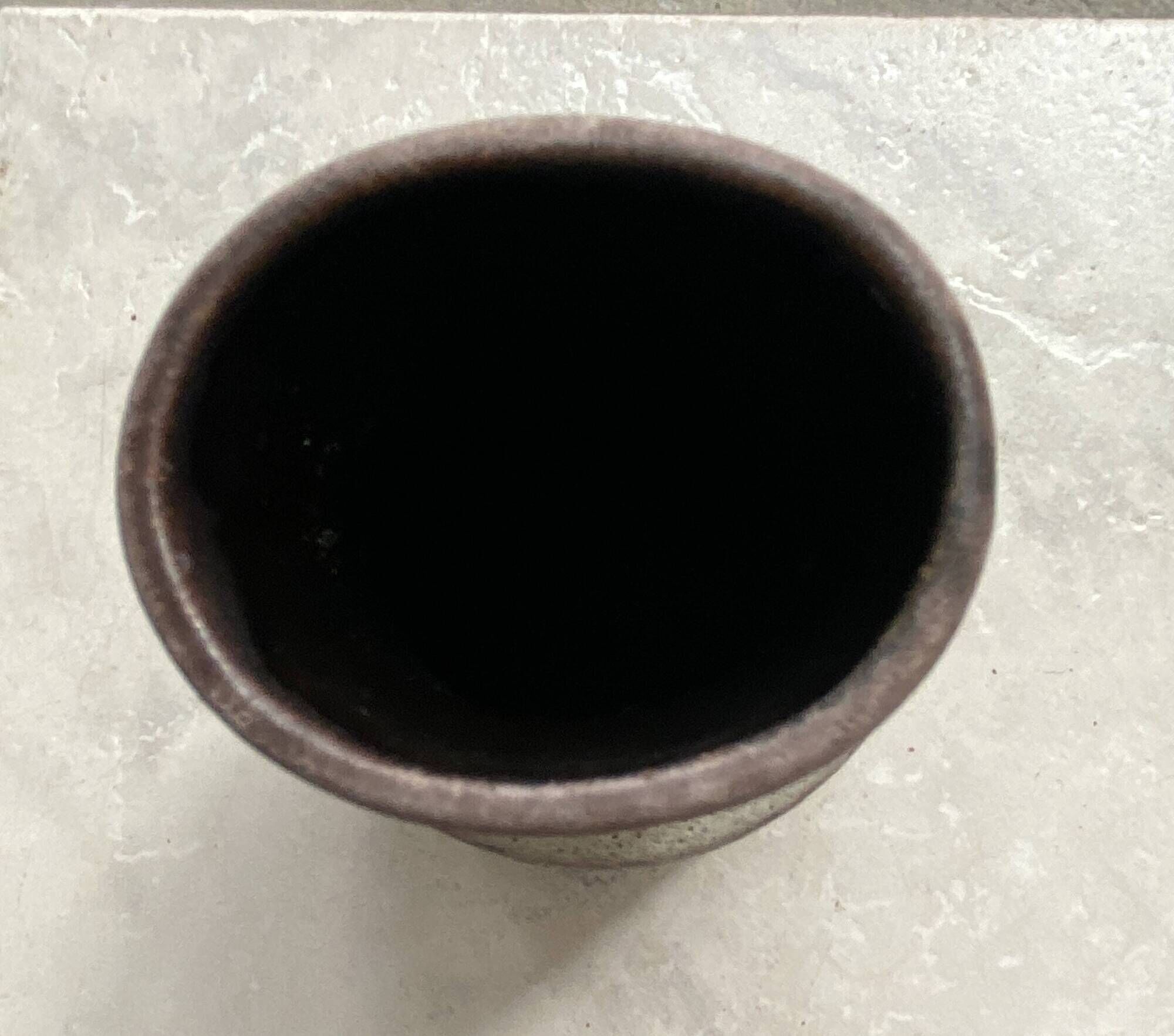 Oval U-keramik vase (uberlacker) model 14321, WGP 1960s
