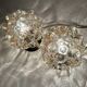 Pair of Limburg Bubble Glass Lamps