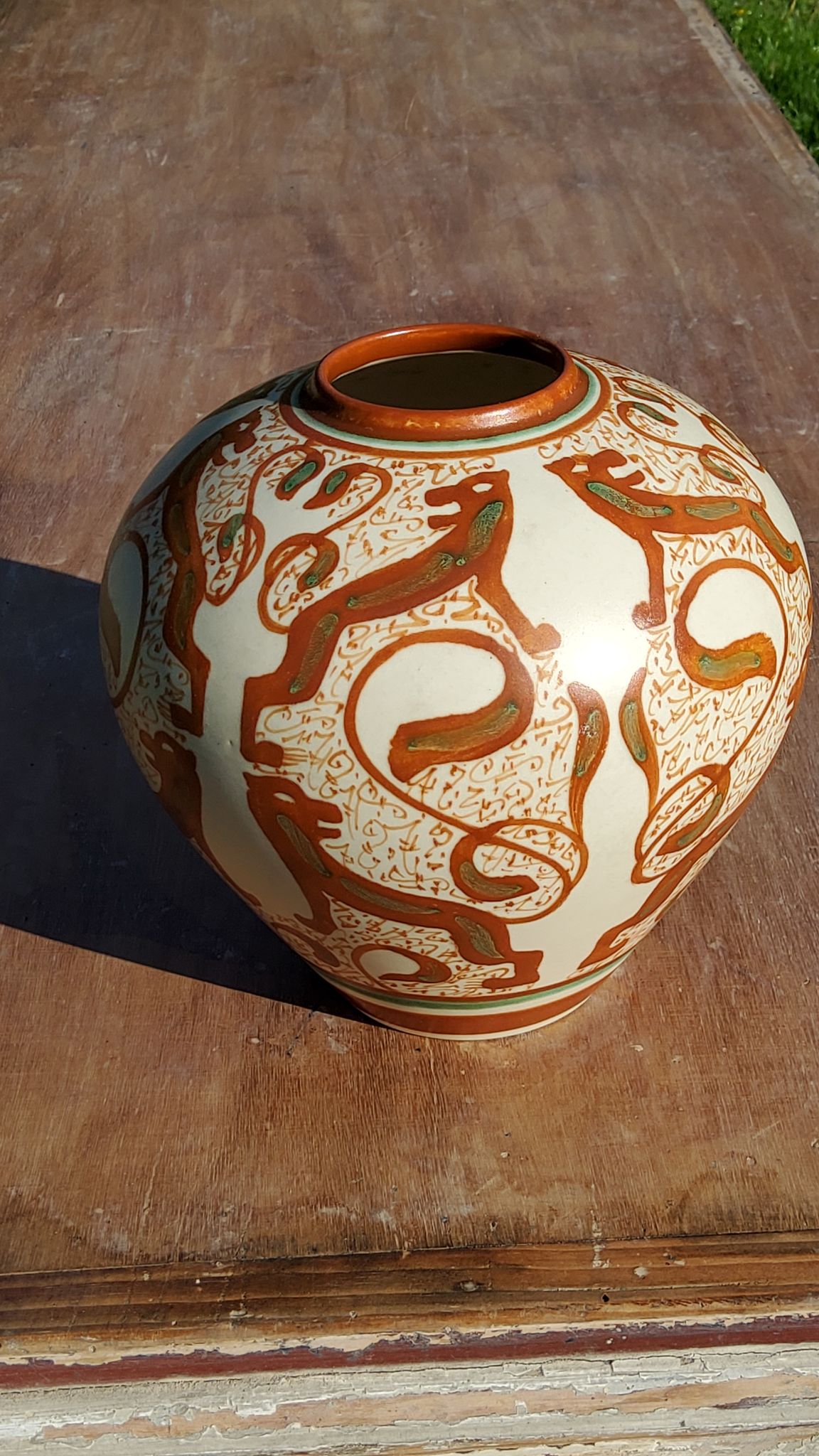 Goedewaagen Gouda Holland art deco ceramic vase