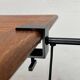 Mid-century minimalist Swiss clamp table lamp by the SLZ team for Swisslamps International, 1960s.