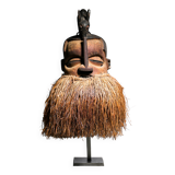 African mask Yaka Suku - Ethnic decoration of Congo