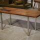 Table basse design en palissandre et céramique 1960’s