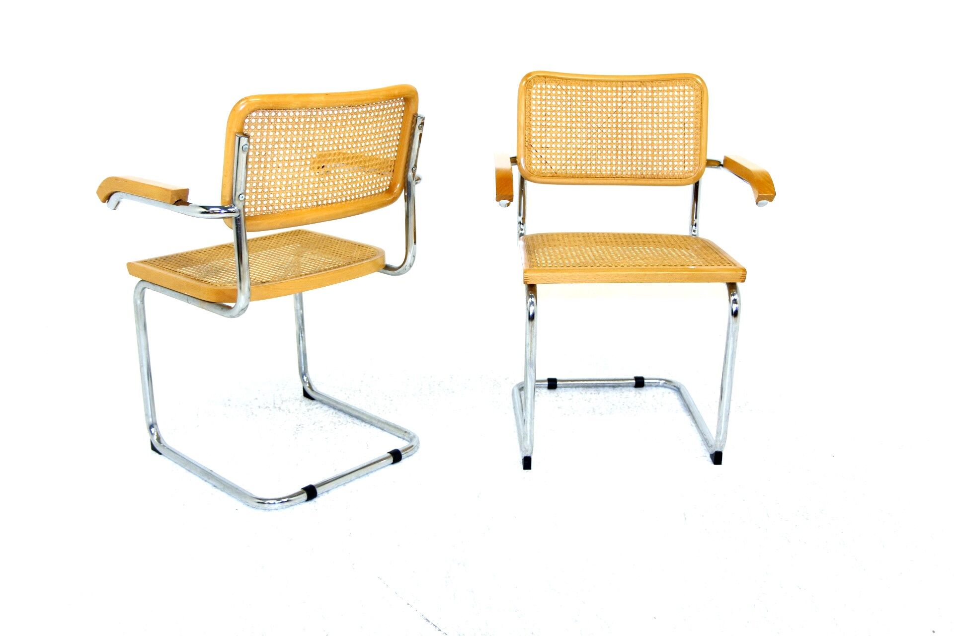 2 fauteuils B64 Marcel Breuer Italy 1990