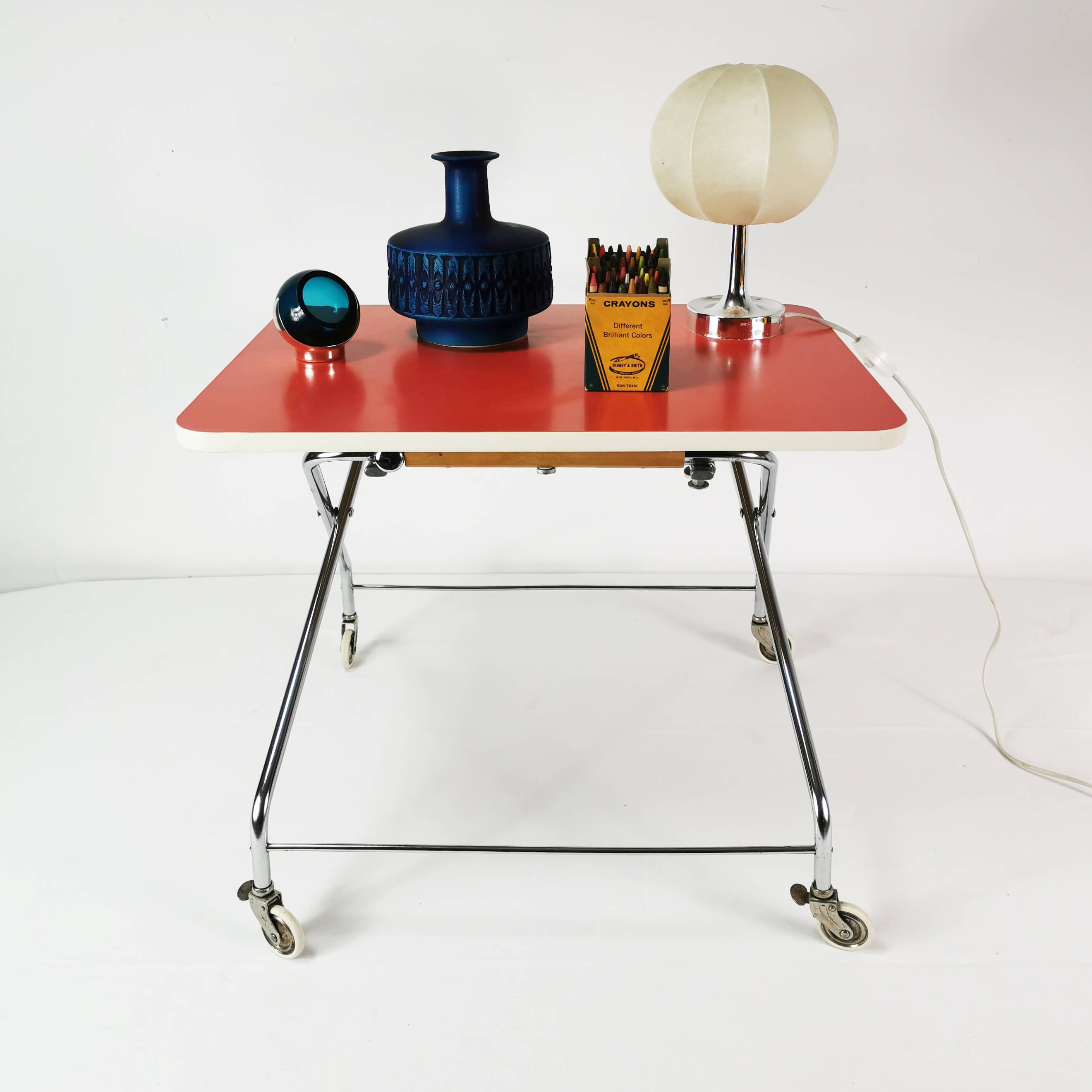 Auxiliary table on wheels, Germany, 1960s