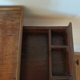 Bedside table with secret drawer