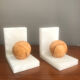 Pair of marble bookends