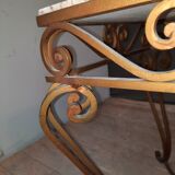 Tablr bass metal and marble