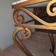 Table basse metal et marbre
