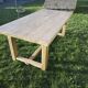Solid oak farmhouse table