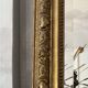 Antique mirror in wood and gilded stucco, Louis XV style, 19th century