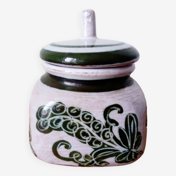 Pot à épices artisanal en céramique vernissée