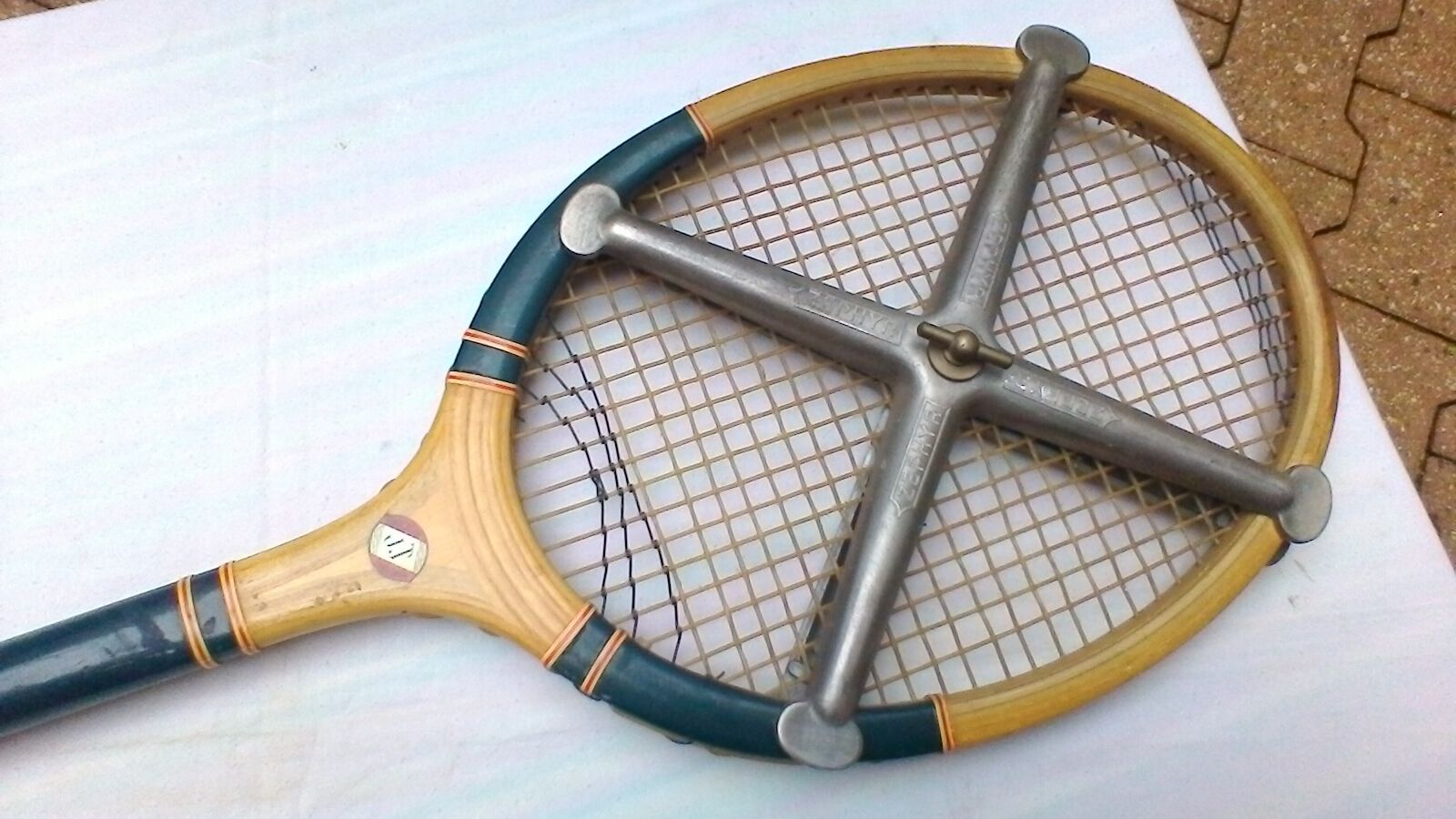 Thevenon vintage wooden tennis racket