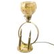 Art Deco table lamp, brass, glass, Germany, 1930s