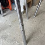 Set of green Formica stools 27 x 44