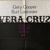 Vera Cruz - original German poster - 1970s