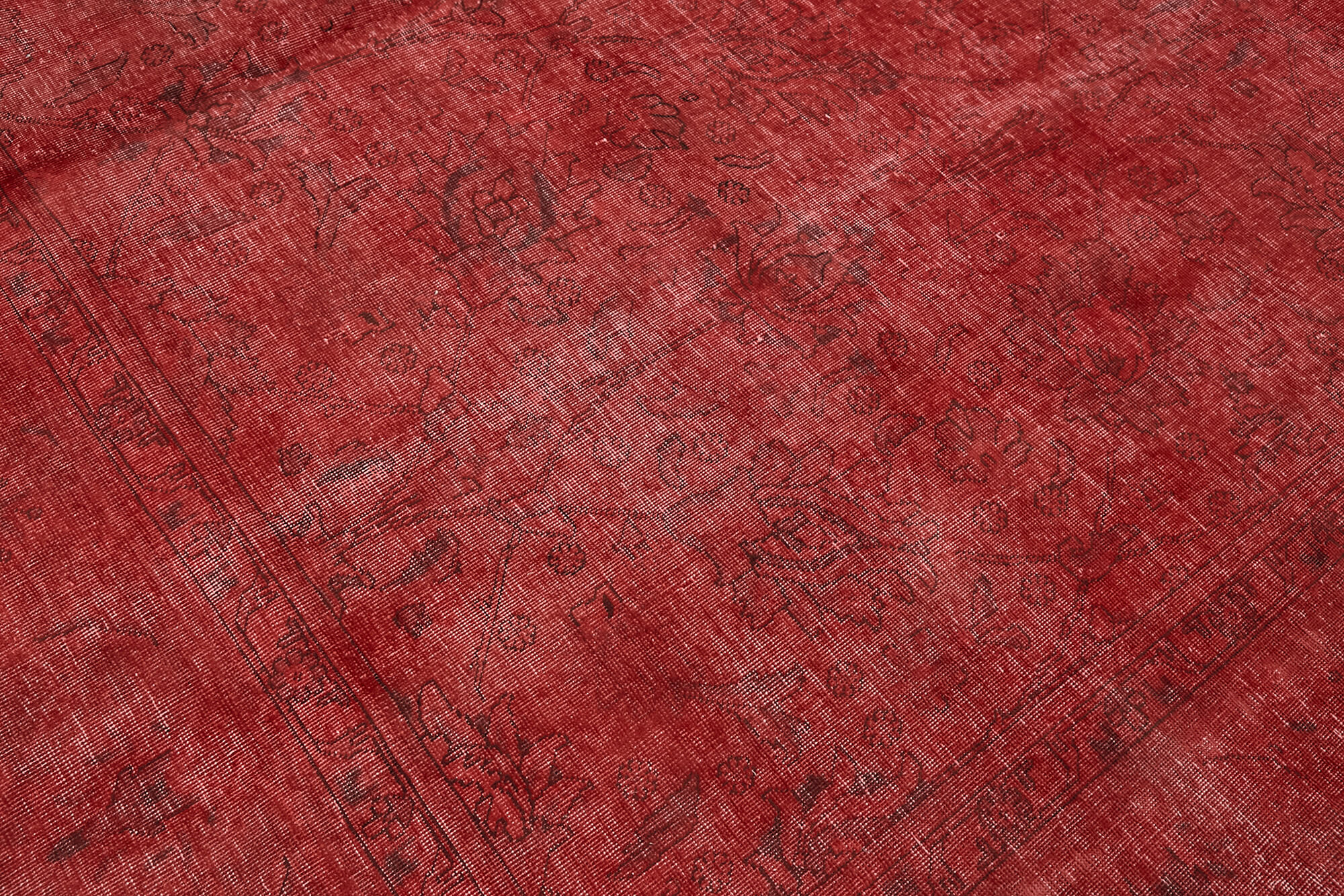 Red wool rug 1980s 316 cm x 380 cm