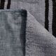 7x10 Vintage Gray & Black Modern Kilim Rug, 213x308Cm