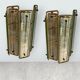 Italian brass glass sconces, 1970
