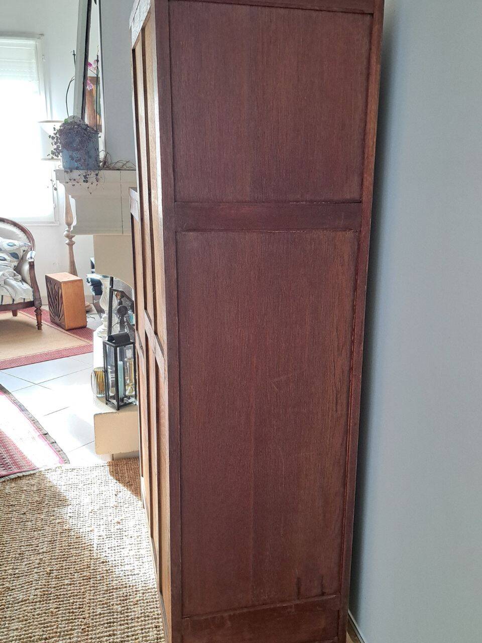 Asymmetrical Art Deco wardrobe