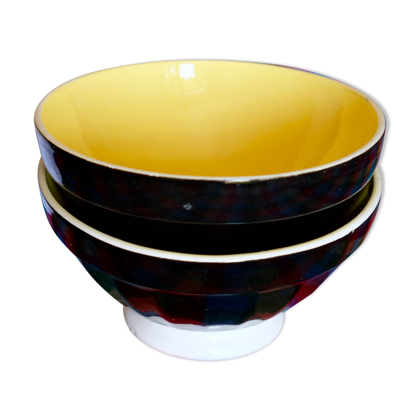 Set 2 bowls Digoin Sarreguemines