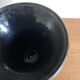 Vase moderniste Etienne Noel à Dieulefit 1950 en terre émail noir