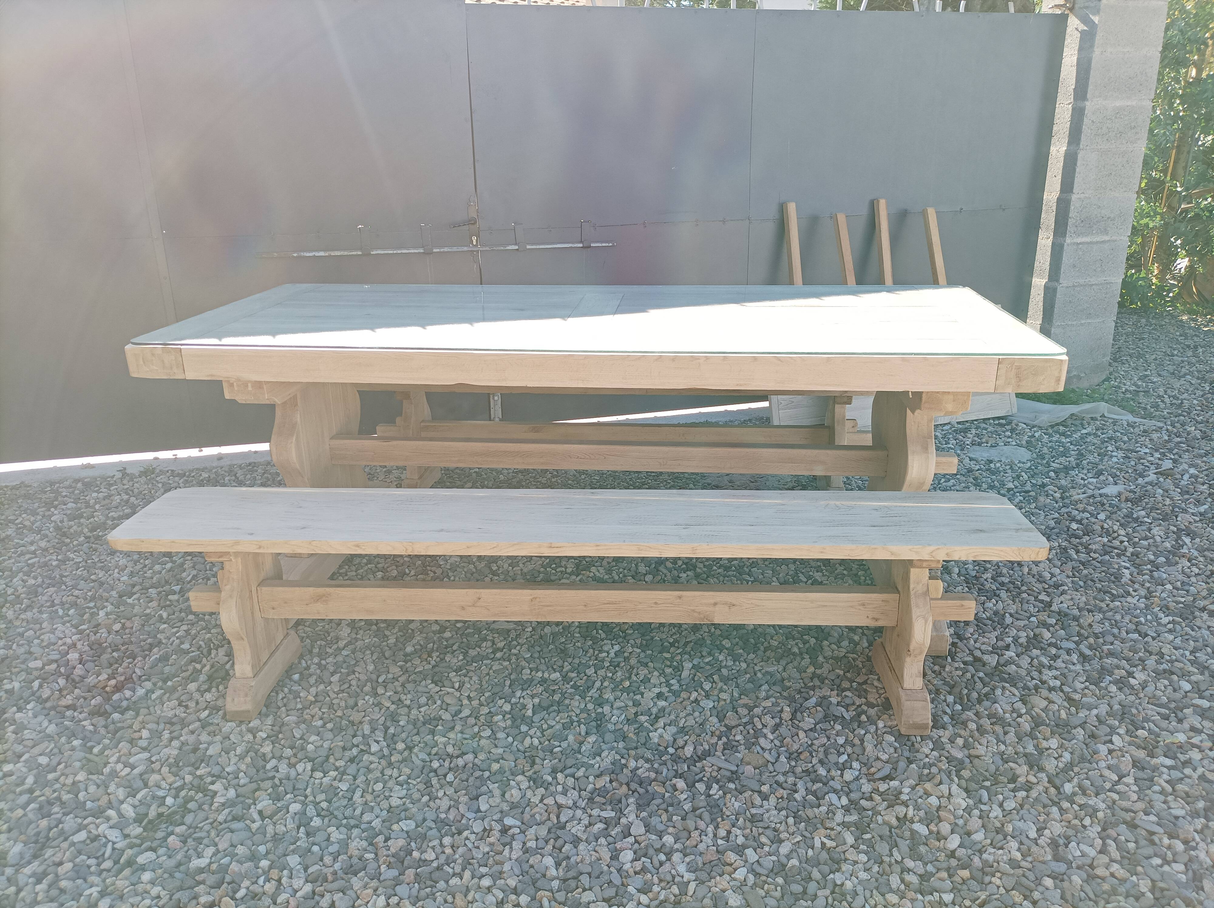 Monastery table with 2 benches