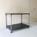 Metal rolling table