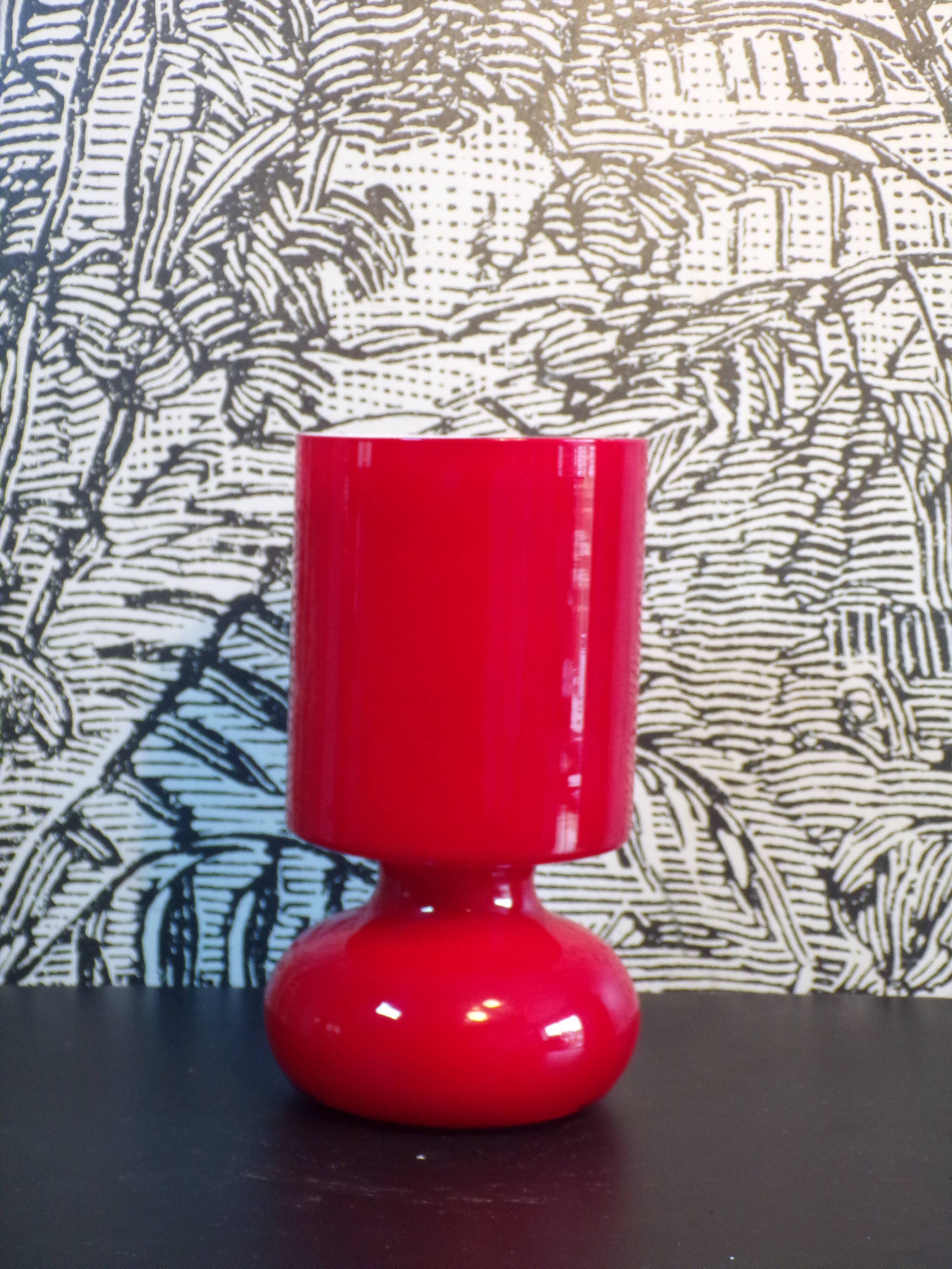 Ikea Lykta lamp red