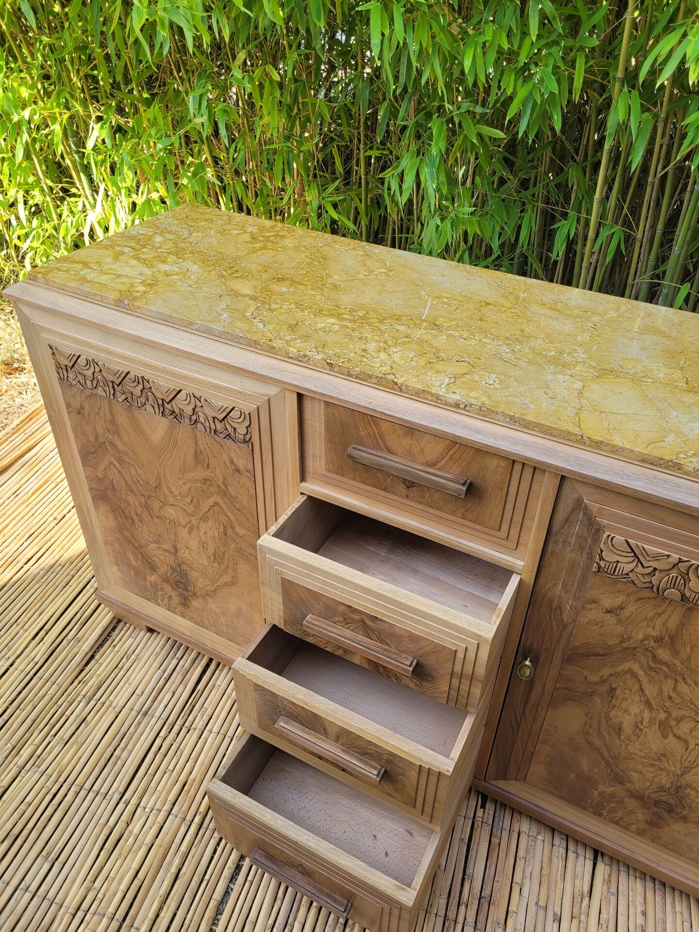 Art Deco sideboard stamped