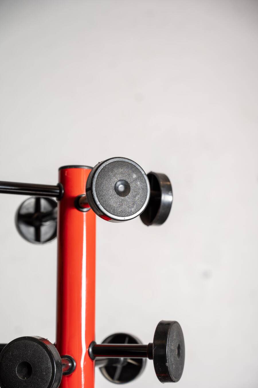 Red Italian coat rack