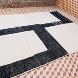 Berber rug in natural wool