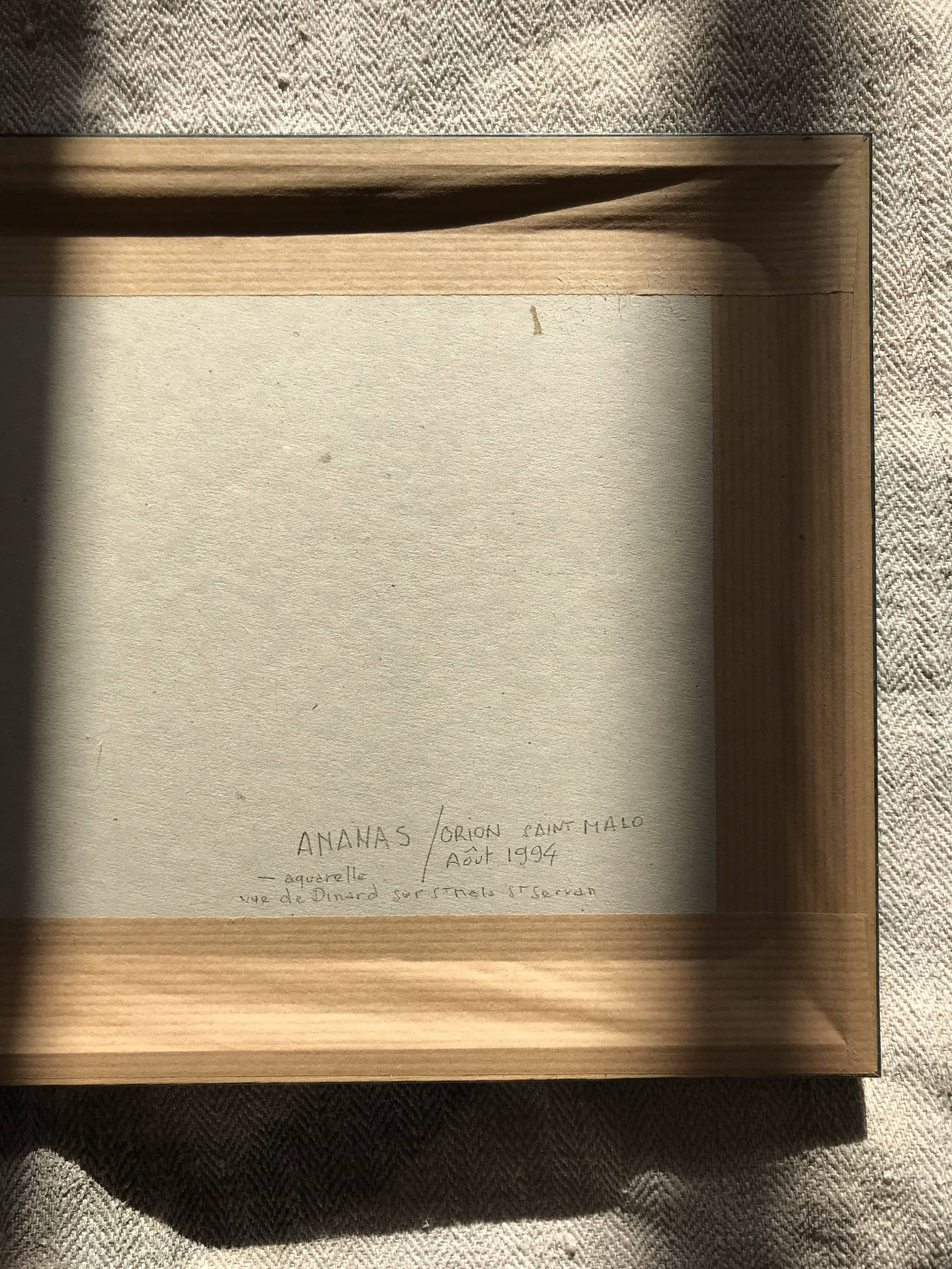 Aquarelle signée Alexandre Bonade, Saint-Malo