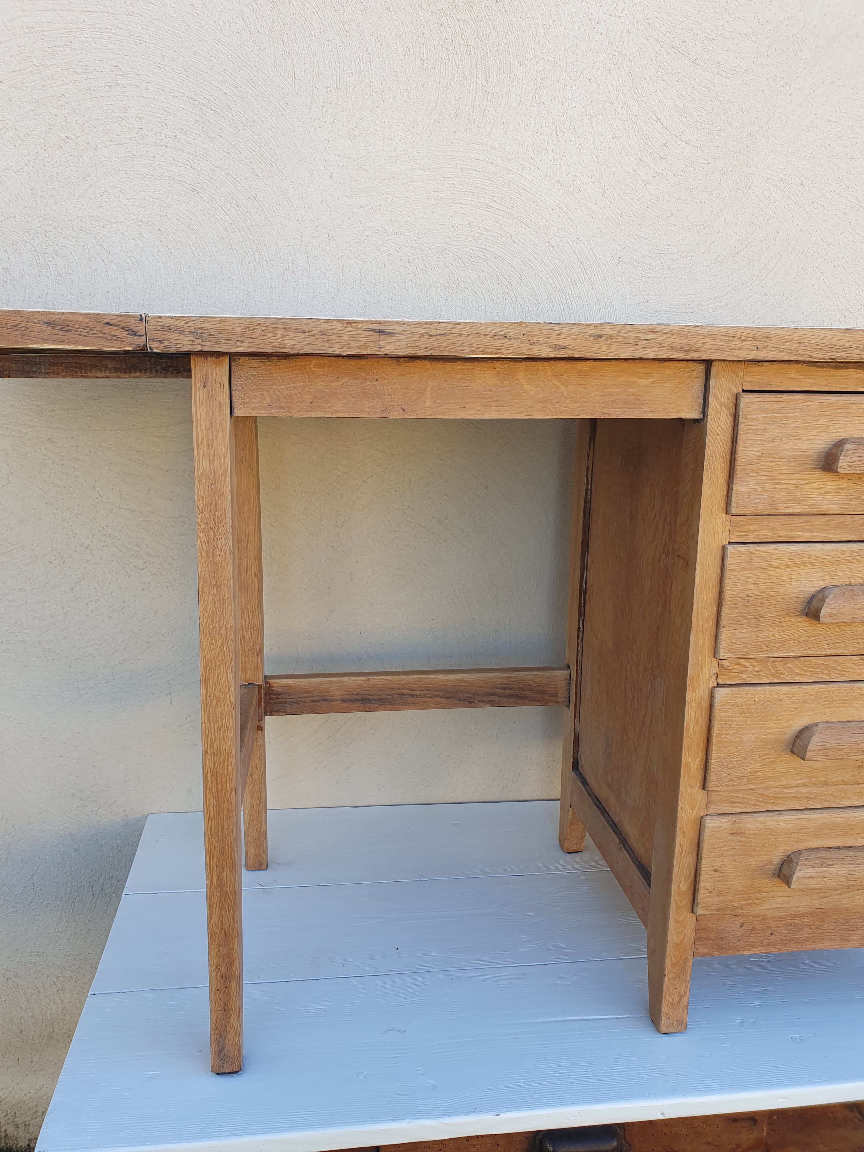 Desk with drawers from the 50s