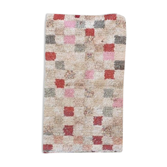 Moroccan rug moroccan checkered rug, vintage checkered rug, check style rug, Beni ourain rug, Azilal