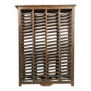 Solid wood filing cabinet