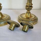 A pair of Gilt Bronze Candlesticks