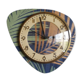 Vintage clock, wall clock "Bayard Green Copper"