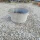 Old zinc basin, 55cms in diameter