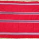 Vintage vermilion Basque tablecloth 180X130