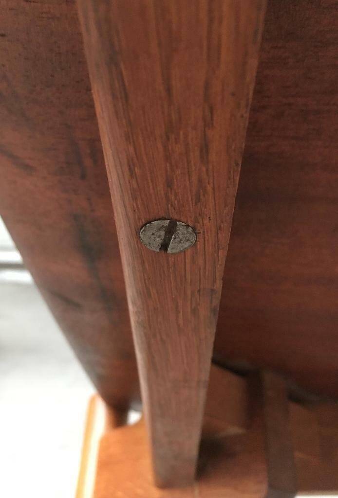 Mid-century German coffee table series 400 in teak by Hartmut Lohmeyer for Wilkhahn, 1950s.
