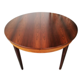 Round table, rosewood extendable, butterfly extension