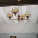 Vintage pendant light, Oberglass Austria glass pendant light, Murano style